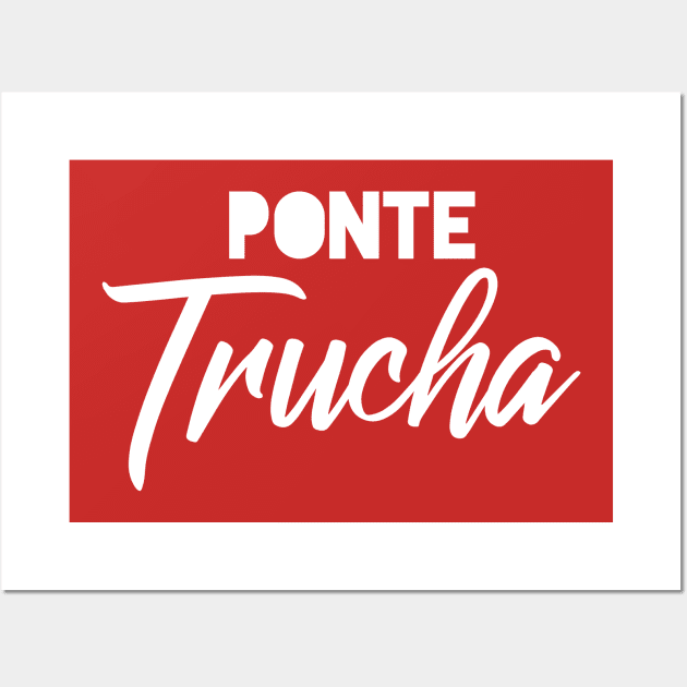 Ponte Trucha - clean design Wall Art by verde